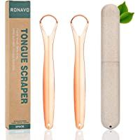 Los mejores  - Rascador de lengua de acero inoxidable – Rascador de lengua para adultos- cura el mal aliento. Limpiadores de lengua más…
